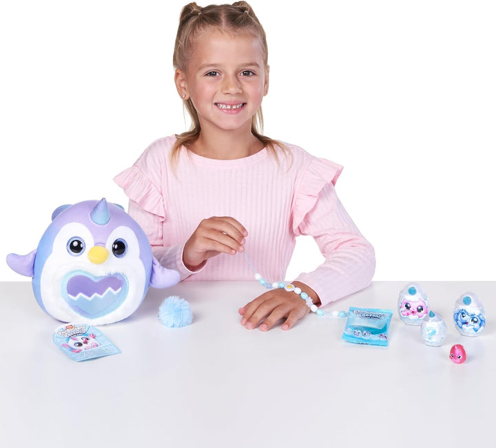 Rainbocorns Eggzania Frozencorn Mania (FROSTINE) von ZURU, Plüschspielzeug zum Sammeln für Mädchen a