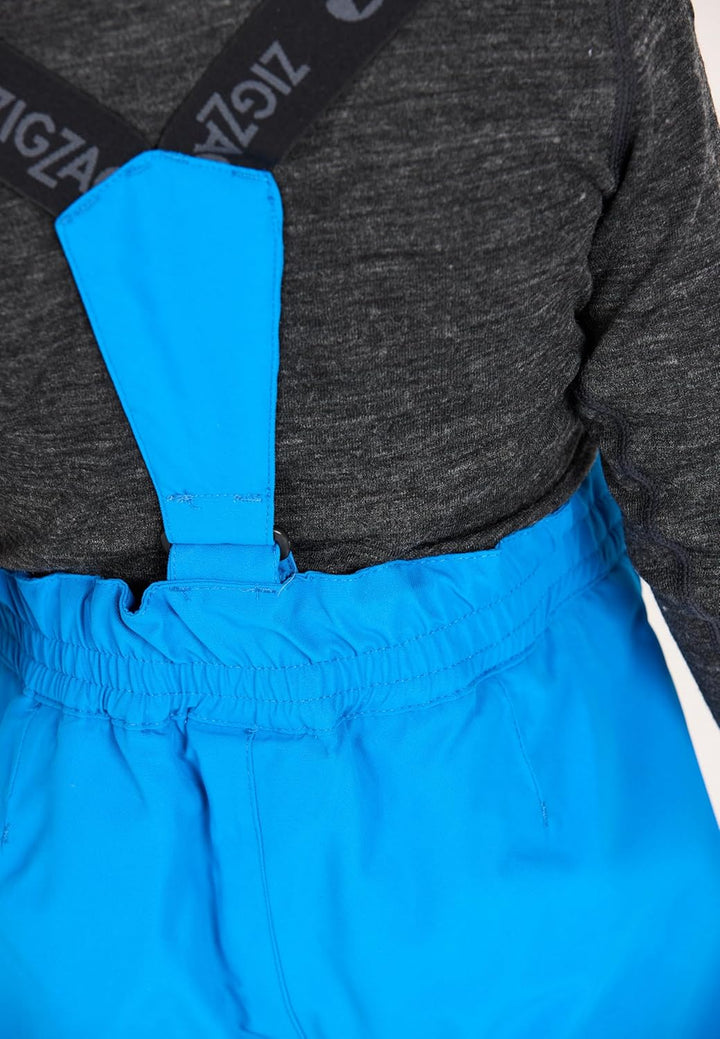 ZIGZAG Kinder Skihose 'Soho' mit 10.000 mm Wassersäule Robuste Skihose mit abnehmbaren Hosenträgern