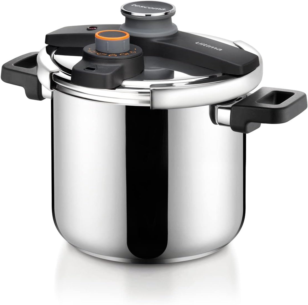 Tescoma 702767 Schnellkochtopf, Metall, Silber/schwarz, 22 cm