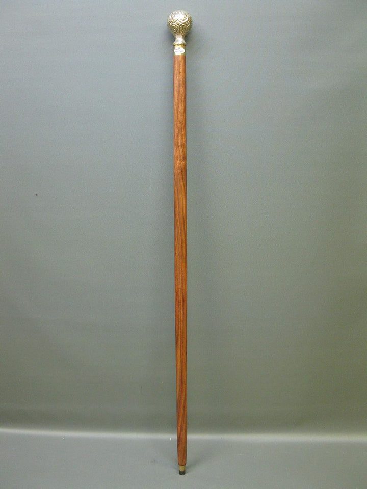 Gehstock Spazierstock Wanderstock Edelholz Messing Knauf Kapitänsstock 94cm M152 Walking Stick