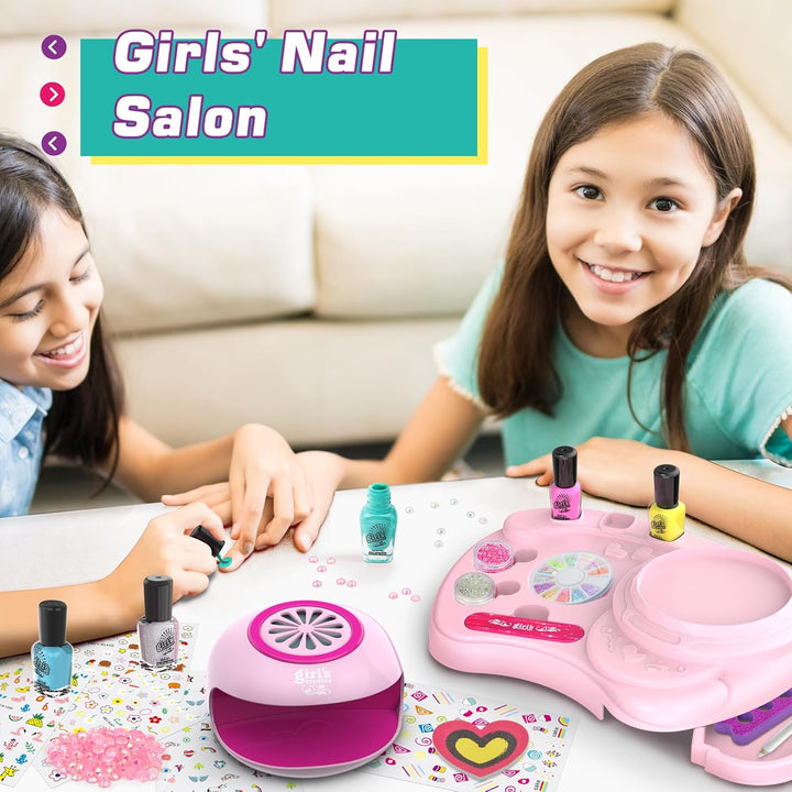 LemonDream Nagelstudio Kinder Mädchen,Geschenk Mädchen 6 7 8 9 10 11 12 jahre Geschenke für Mädchen