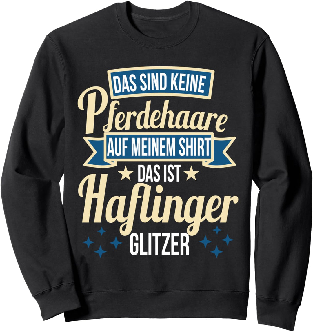 Haflinger Pferd Tshirt Reiten Mädchen Pony Reitsport Dressur Sweatshirt
