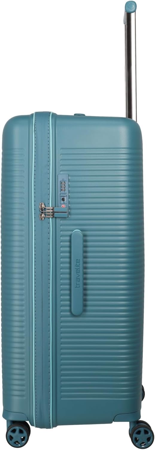 Travelite 4-Rad Koffer Set 2 teilig Grössen L/M, Gepäck Serie Roomer: Hartschalen Trolleys mit TSA K