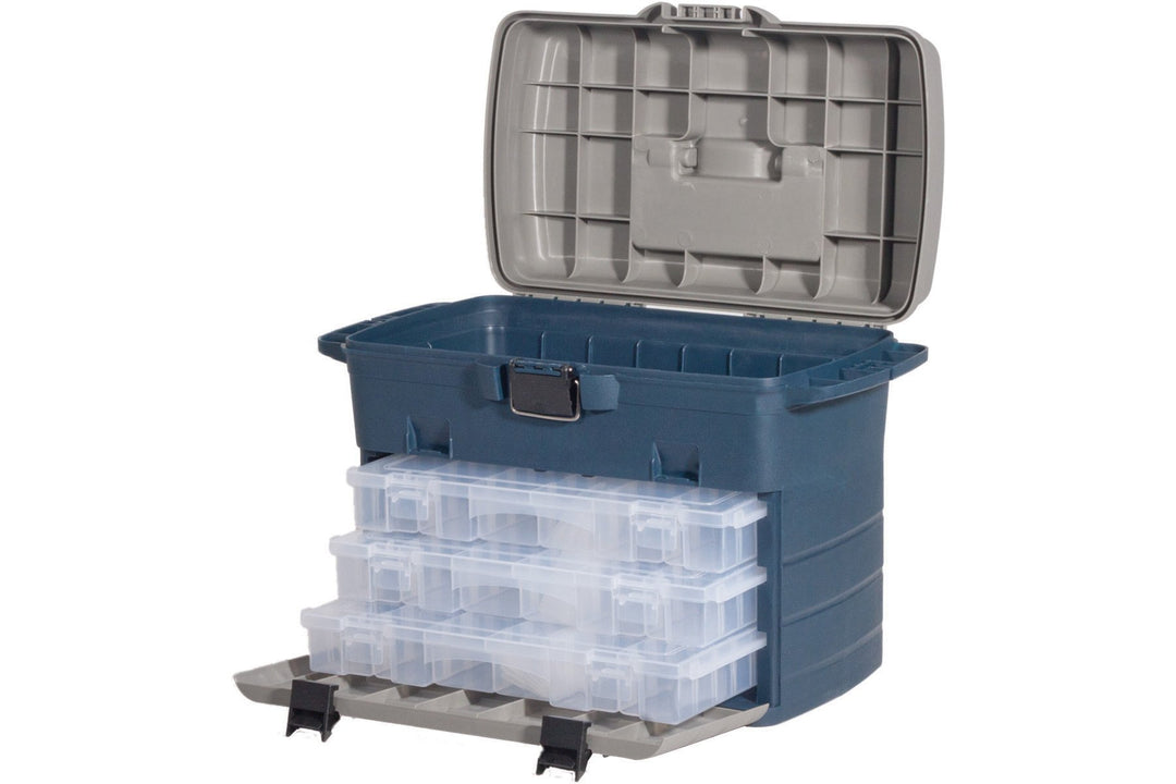Leeda Tackle Case Box System blau/grau