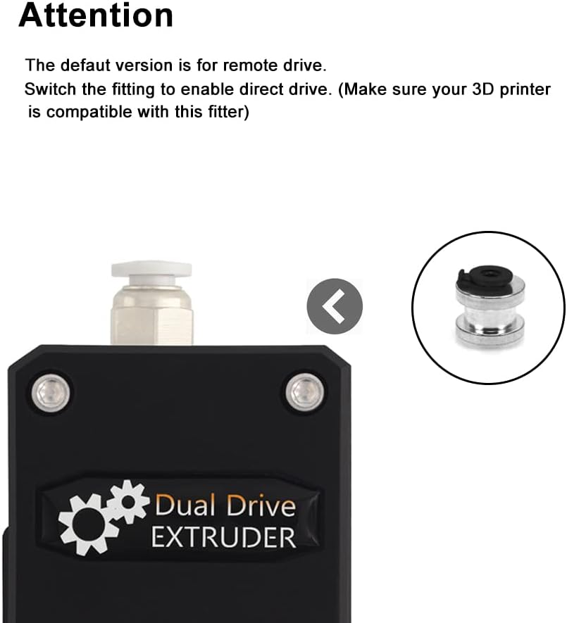 IMETRX Dual Drive Gear Extruder Bowden Extruder Zahnrad für Prusa i3 Anycubic Mega Creality Ender 3