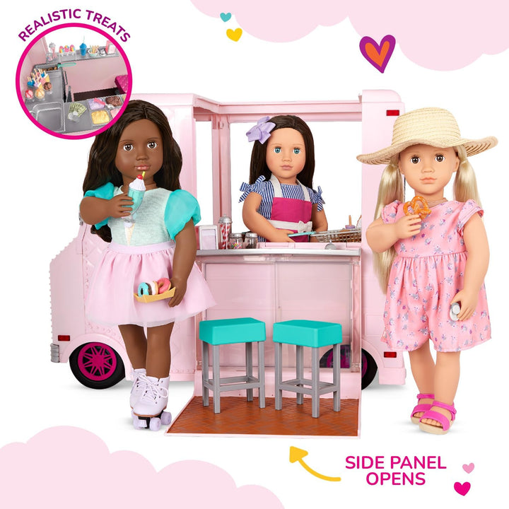 Our Generation 44718 BD37363-OG-Pinker Eiswagen-44718, 18"
