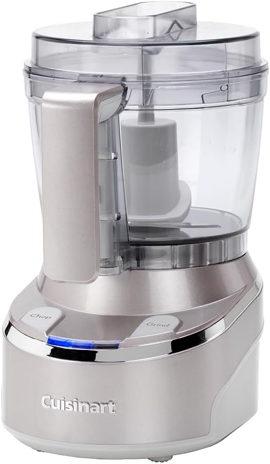 CUISINART RMC100E Mini-Zerkleinererer, kabellos, Li-Ion-Akku, USB-Ladegerät, spülmaschinenfestes Zub