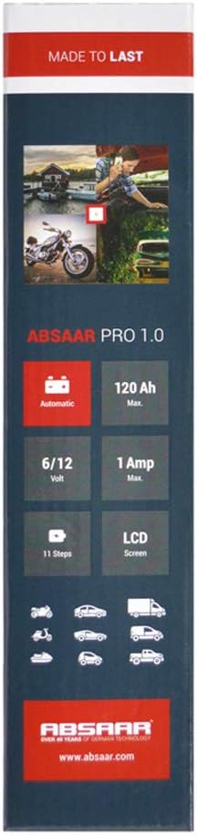 Absaar AB-PRO1 Batterieladegerät PRO1.0 1A 6/12V, 1A