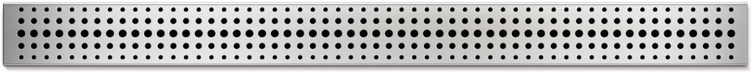 Duschrinne Bodenablauf Edelstahl Ablaufrinne Badablauf flach 65cm, Modell: Basic
