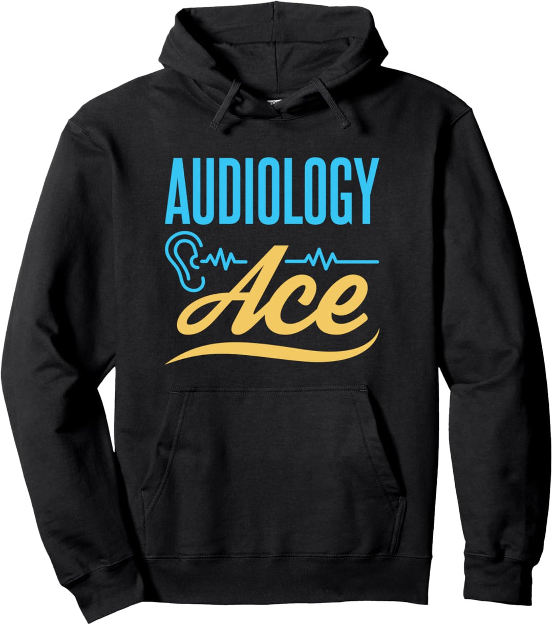 Audiologie Ace Audiologe Hörgeräte-Spezialist Therapist Pullover Hoodie