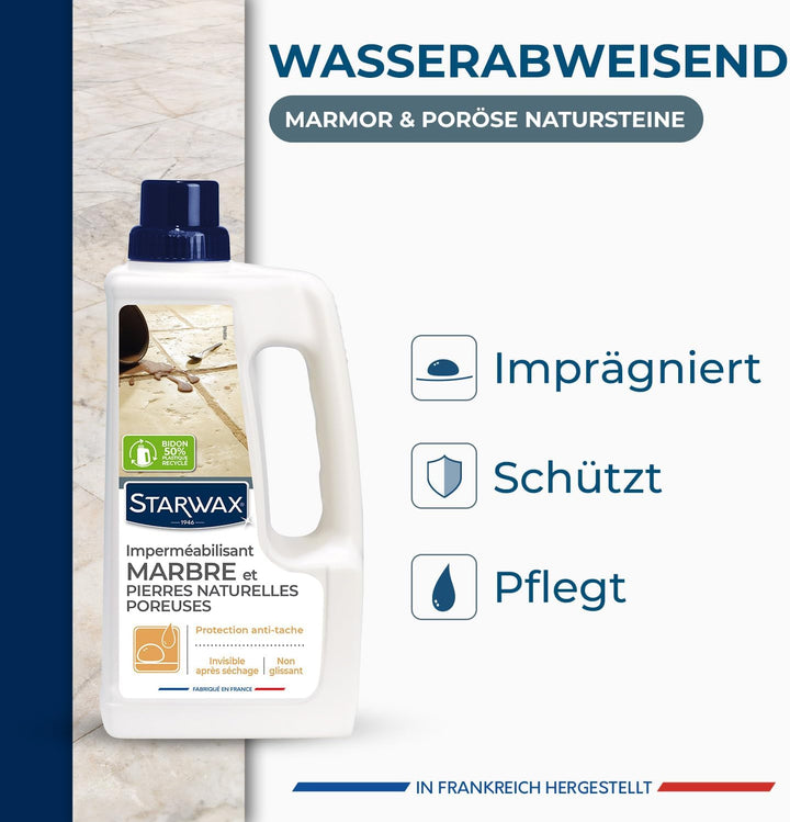 Schutz, schmutzabweisend unsichtbar für Marmor und Naturstein für Glanz