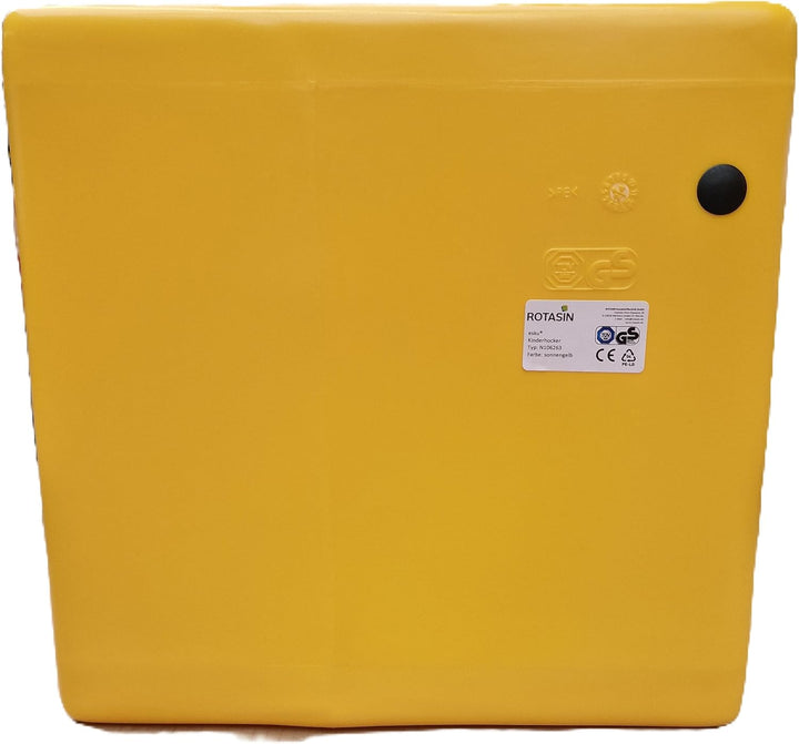 esku DADU Kinderhocker mit DREI Sitzhöhen für Innen- und Aussenbereich | wetterfester Wendehocker fü