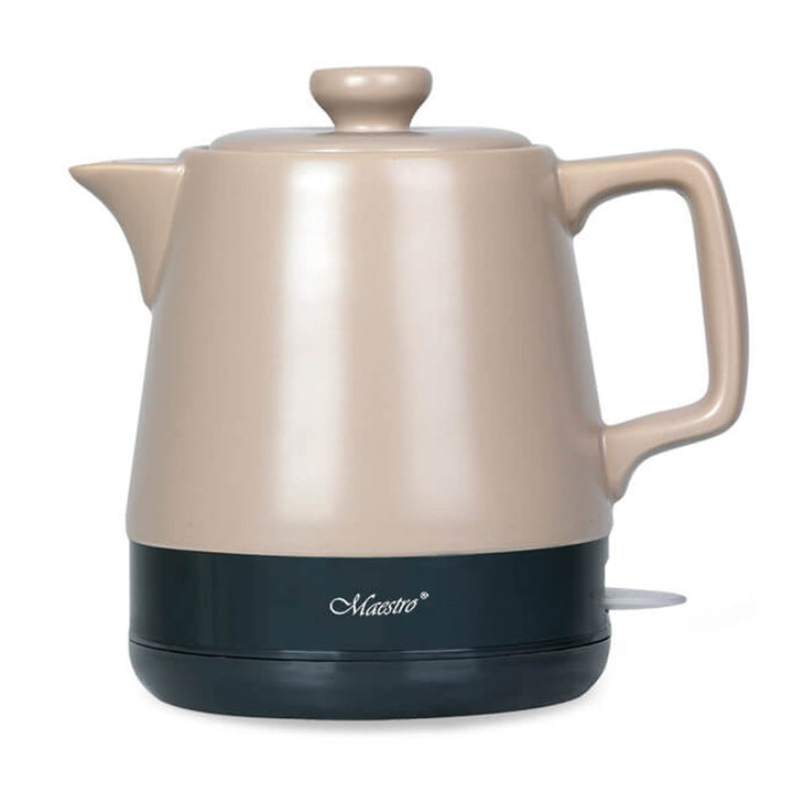 Maestro MR-071 Elektrischer Keramik-Wasserkocher, 1 l, Beige, 1000 W