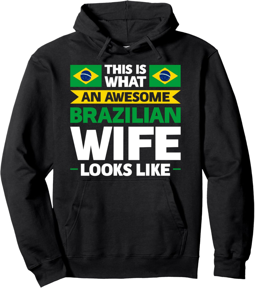 Eine tolle brasilianische Frau sieht aus wie Brasilianer Pullover Hoodie