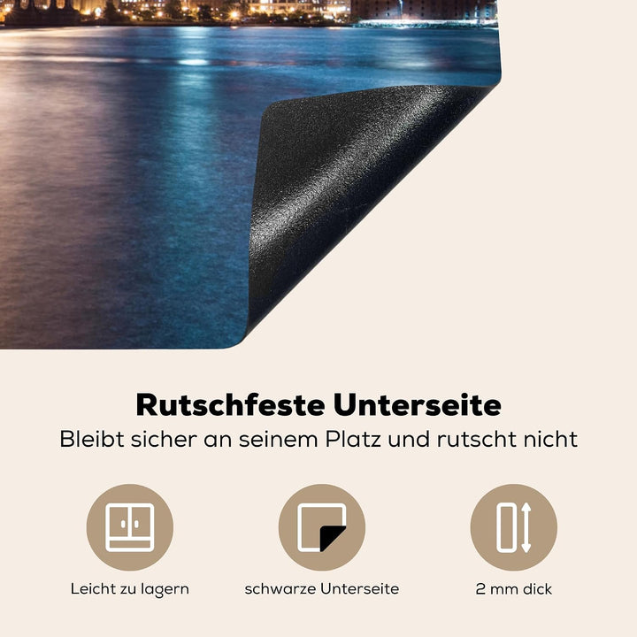 KitchenYeah© Herdabdeckplatte Einteilig Küche Herdabdeckung Induktionsfeld Ceranfeld Herdabdeckplatt