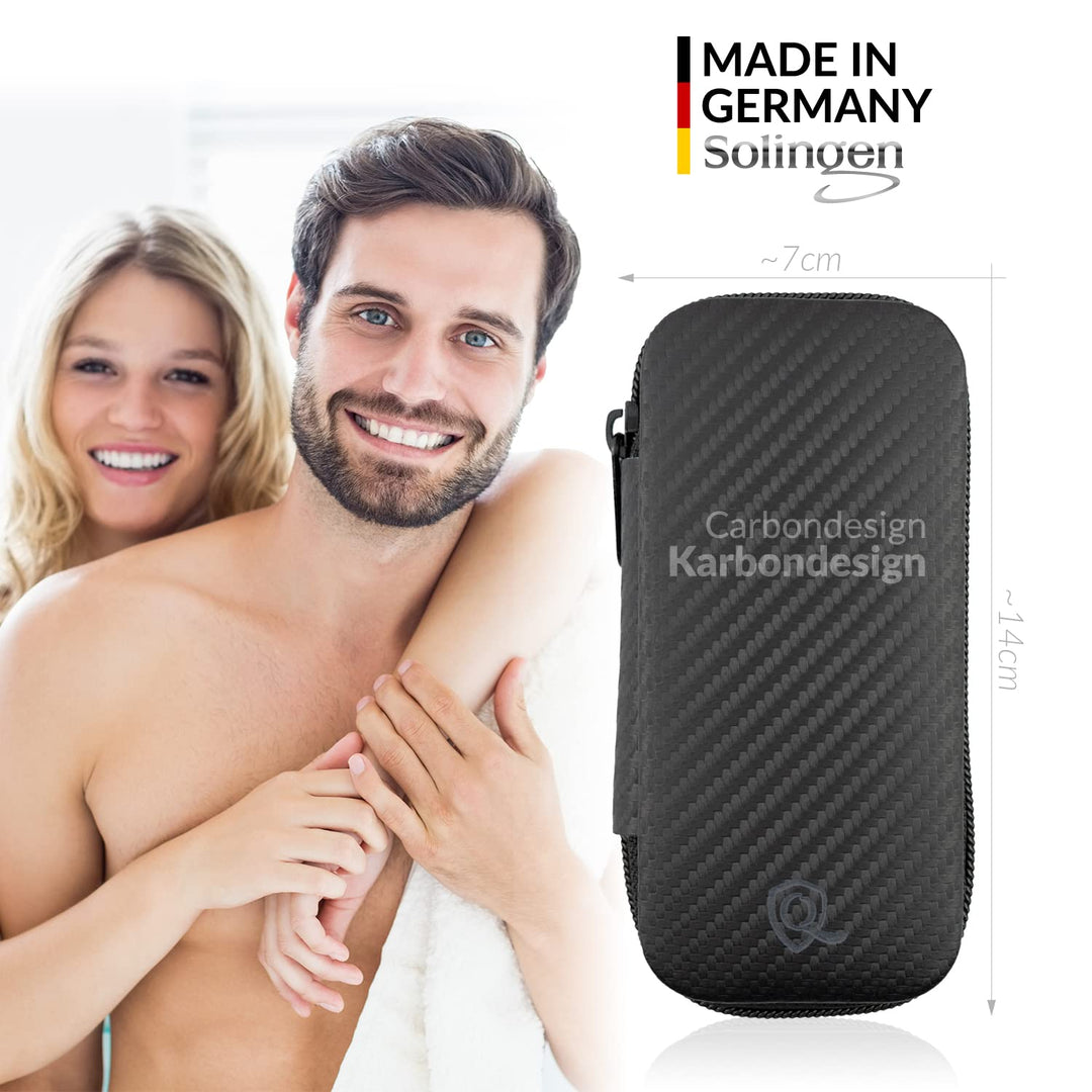 marQus Maniküre Set Damen und Herren Solingen Made in Germany 7 Teile mit patenierter Glasfeile für