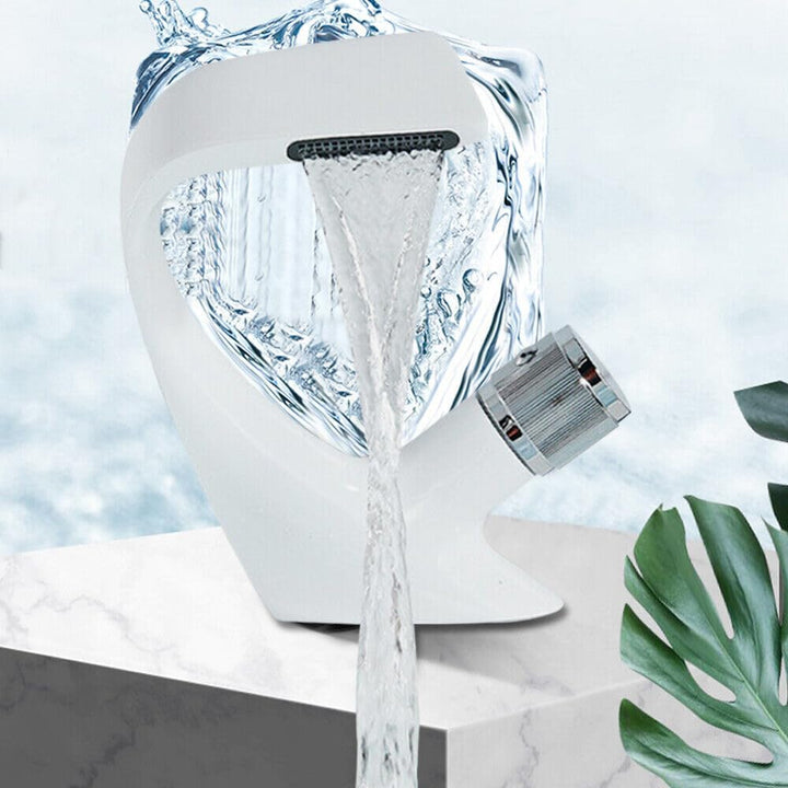 Wasserhahn Bad Wasserfall Mischhähne Waschtisch-Einhebelarmatur Modern Hotelbecken Waschtischarmatur