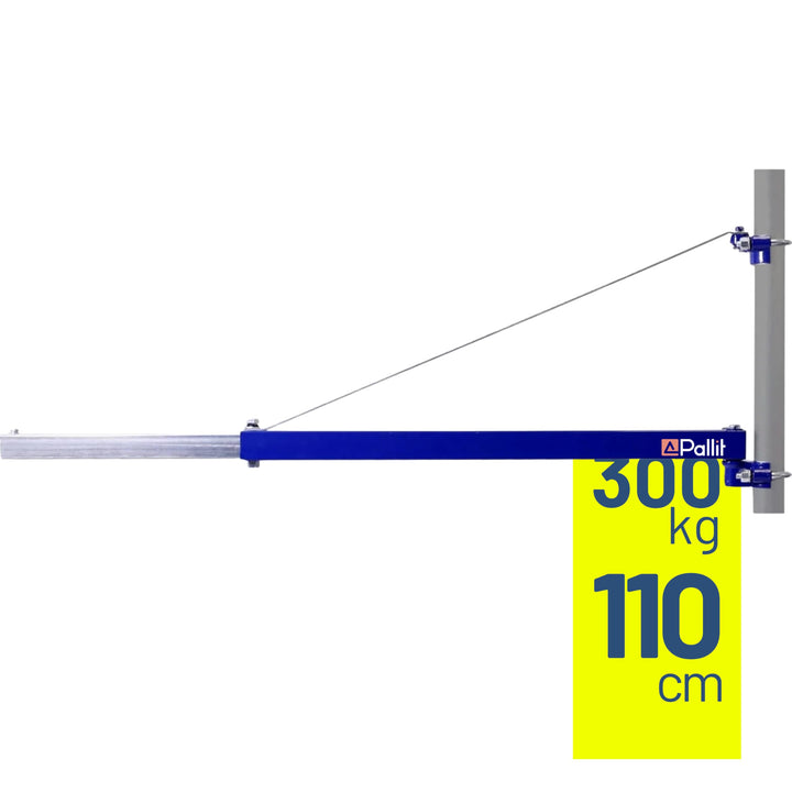 Schwenkarm für Seilwinden 300 kg Tragkraft Kranarm Ausleger Lastarm SWIVEL Halterung für Flaschenzug