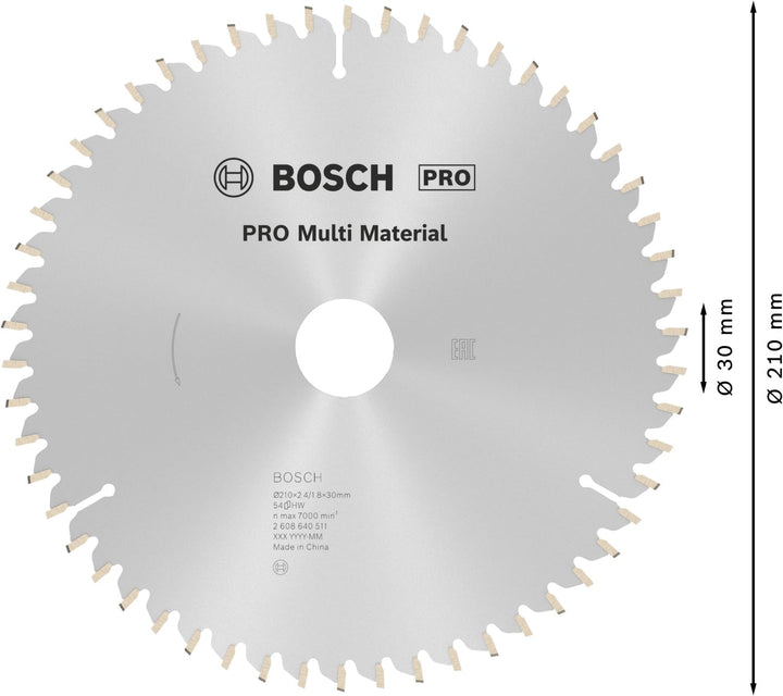 Bosch Accessories Bosch Professional 1x Kreissägeblatt Multi Material (für Multimaterial, Sägeblatt