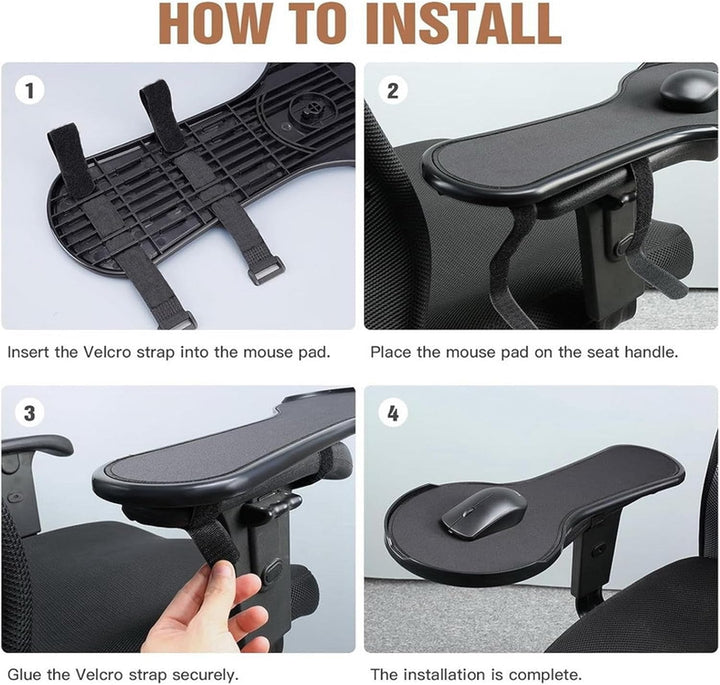 Armrest Schreibtisch Verlängerung - Computer Armstütze | Verstellbare Stuhlarmschale Verlängerungsma
