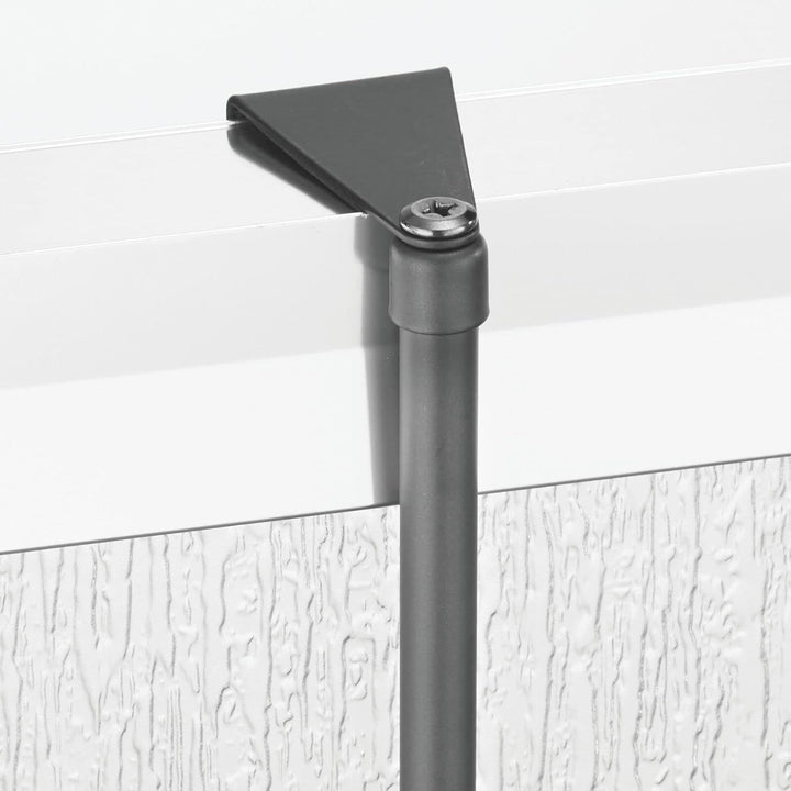 mDesign Duschablage zum Hängen – praktisches Duschregal ohne Bohren aus rostfreiem Metall – 2 Duschk