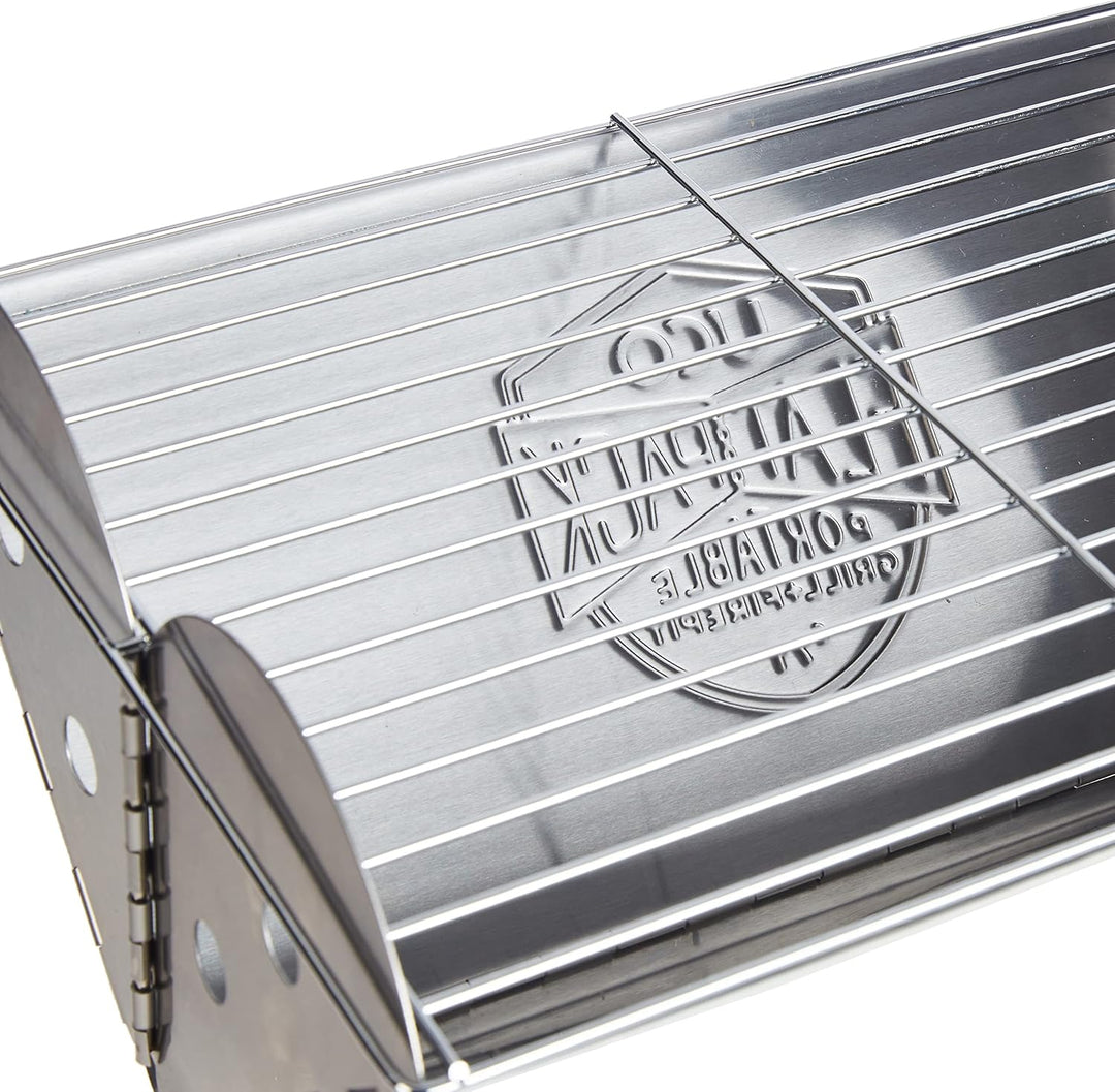 UCO Flatpack Large - Tragbarer Grill und Feuerstelle aus Edelstahl