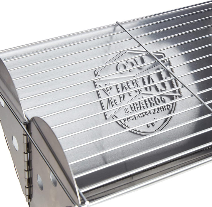 UCO Flatpack Large - Tragbarer Grill und Feuerstelle aus Edelstahl