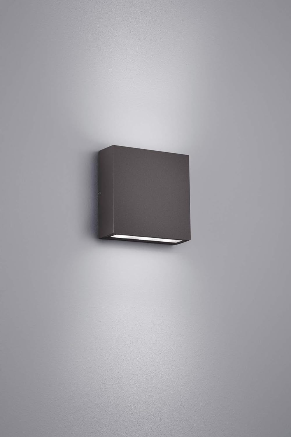 Trio Leuchten LED Aussenleuchte Thames 229360242, Aluminium anthrazit, 2 x 3 Watt, Breite 14cm Anthr