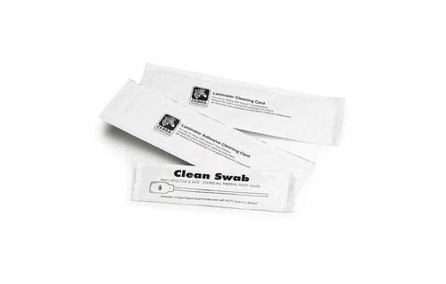 ZEBRA Cleaning Card Kit (Improved) ZC100/300 5 Cards, W126100035 (ZC100/300 5 Cards)