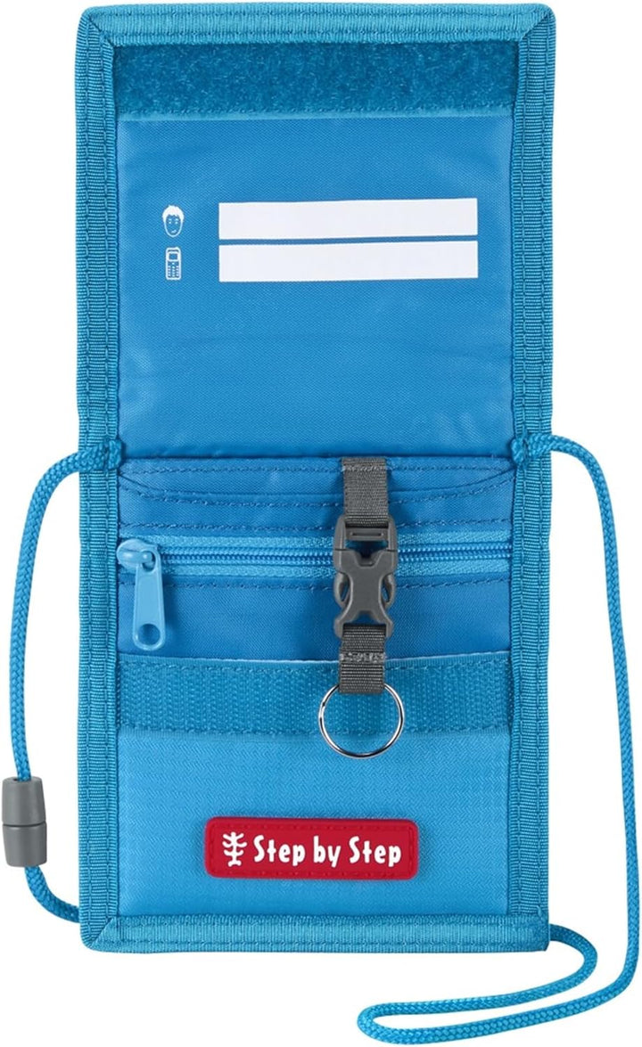 Step by Step Brustbeutel, mit Sichtfenster, Münzfach mit Reissverschluss, Schlüsselbefestigung, zum