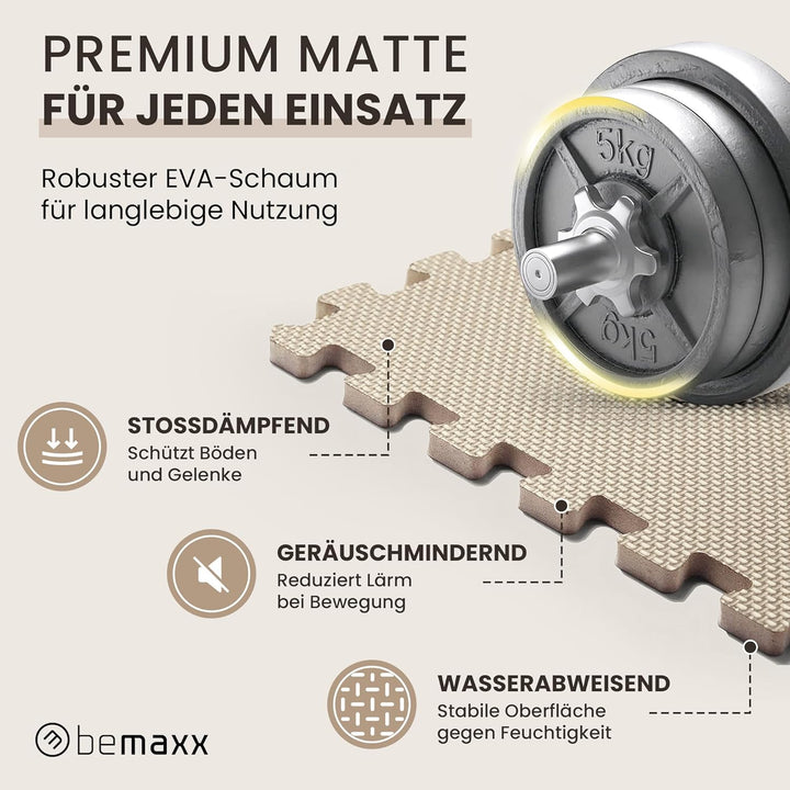 Schutzmatten Bodenschutzmatte Set Sportmatte Gymnastikmatte Puzzlematte: Puzzle Sportgeräte Matte Fi