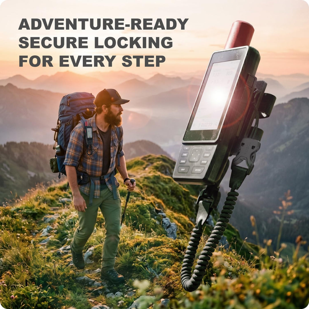 TUSITA Rucksack Halterung Zubehör Kompatibel mit Garmin GPS Handhelds(Spine Mount 2) Handheld Spine