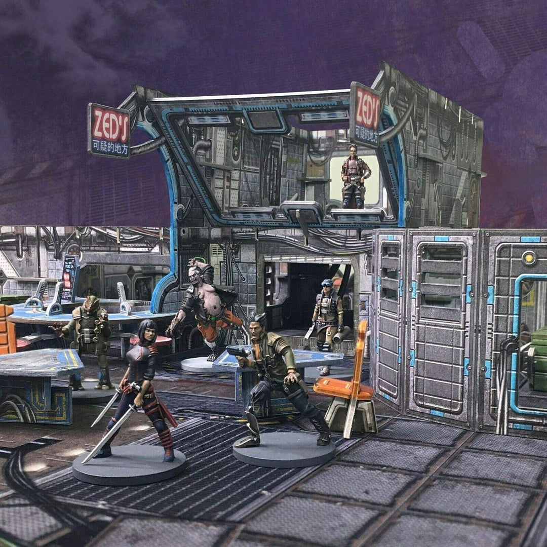 Battle Systems Core Space Shootout at Zed’s Expansion Set - Miniaturen - Brettspiel - Ereigniskarten
