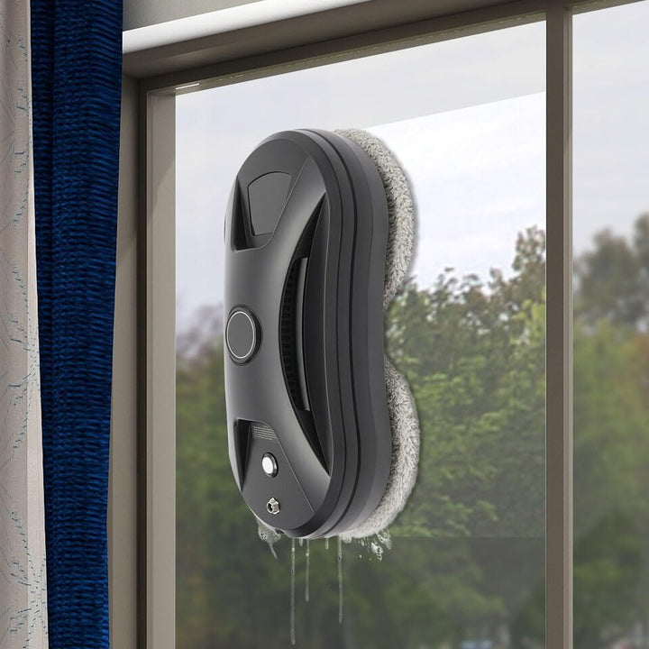 Fensterputzroboter, Automatischer Fensterreinigungsroboter mit Fernbedienung und 35ML Wassertank, Fe