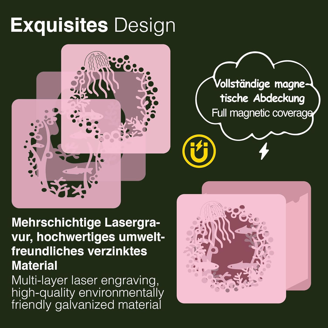 Metall Tonie Regal vollständig magnetisches Toniebox Regal Tonie aufbewahrung für bis zu 25-40 Figur