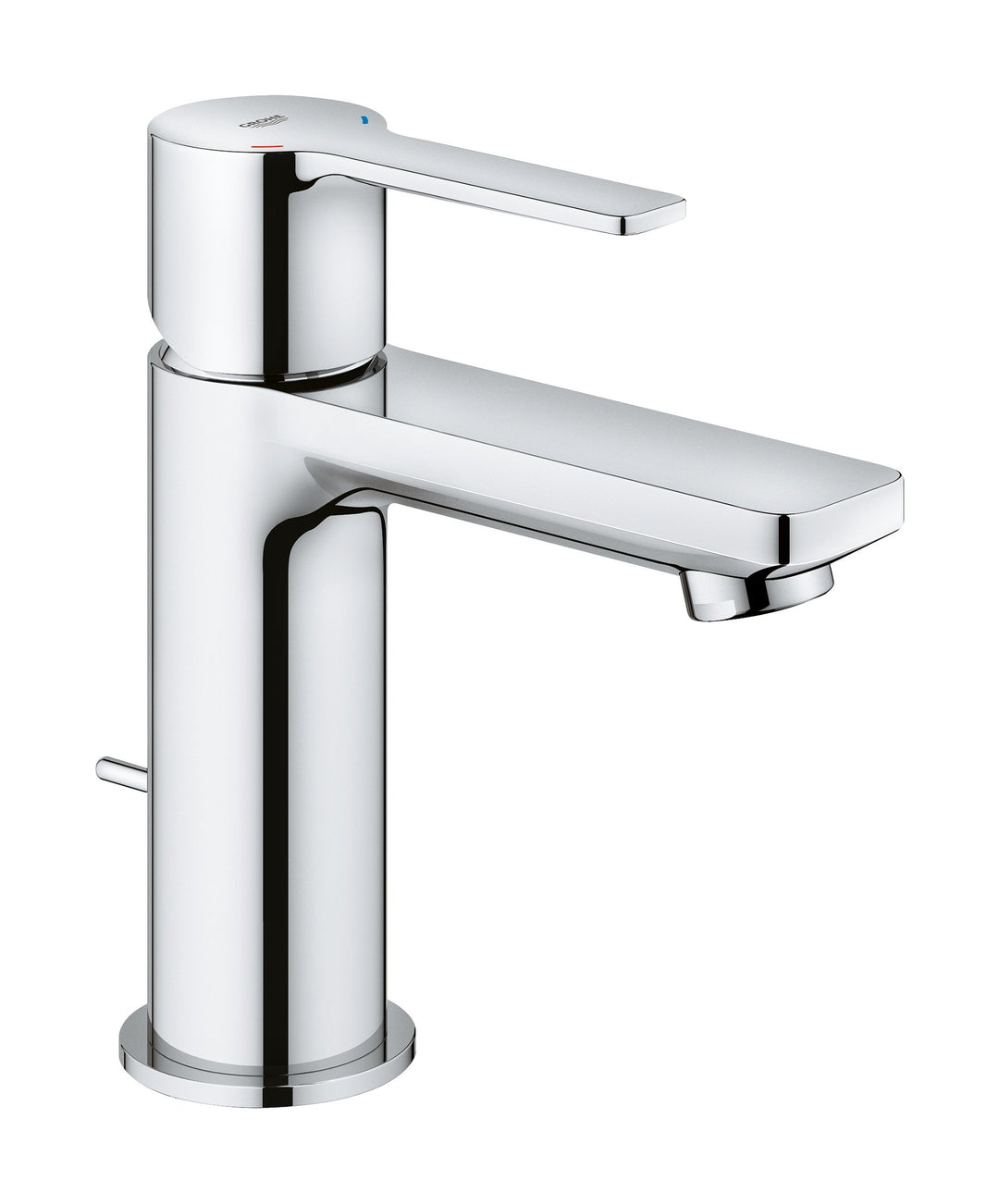 GROHE Lineare Badarmaturen - Einhand-Waschtischbatterie (DN 15 XS-Size, Einlochmontage) chrom, 32109