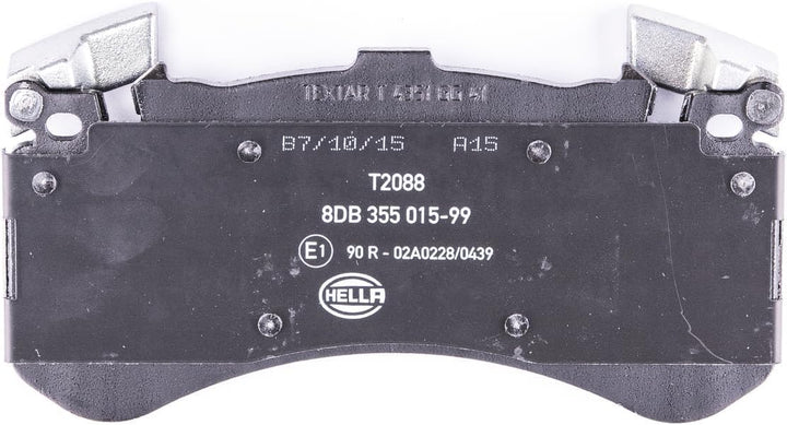 HELLA PAGID 8DB 355 015-991 Bremsbelagsatz - T2088 - Dicke/Stärke: 17mm - Bremssystem: Brembo - nich