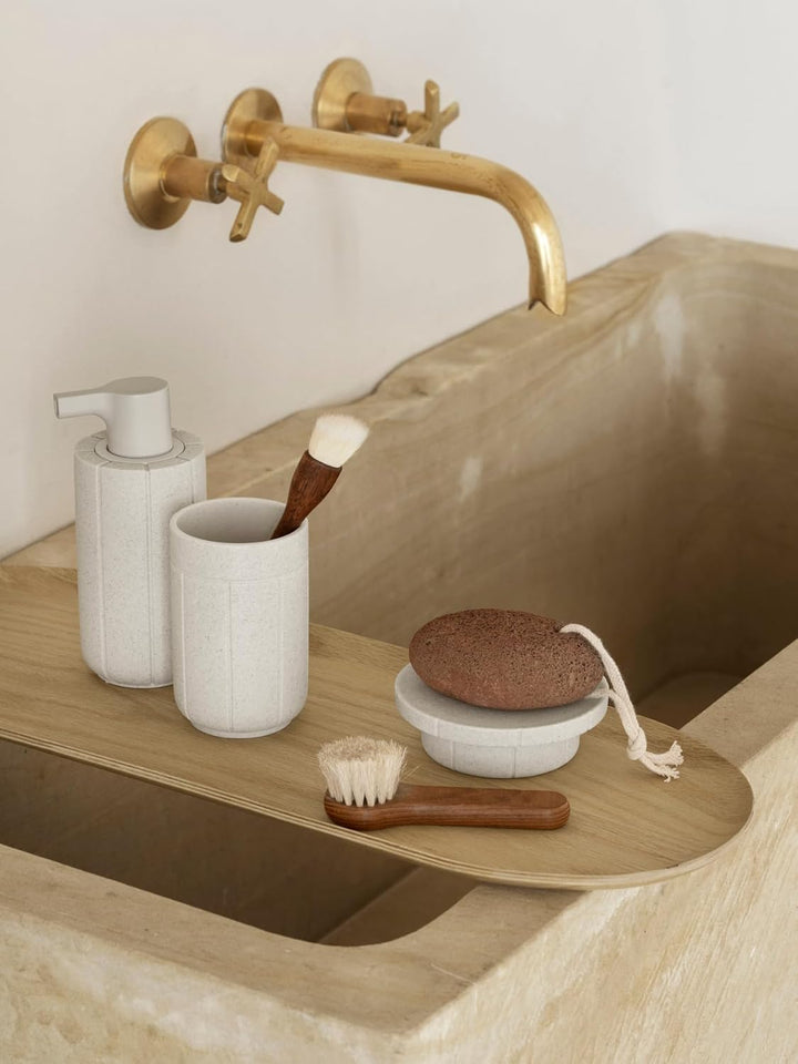 blomus Tablett -BAKI- | Serviertablett aus FSC Holz | Farbe Oak | Grösse M 36x14 cm | Dekotablett fü