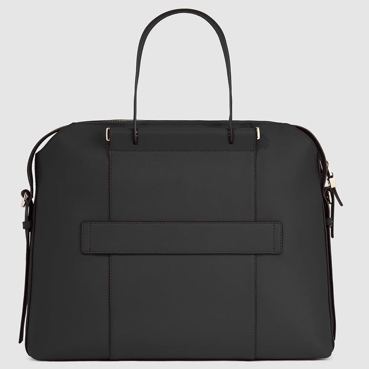 Piquadro Circle Schulranzen, 38 cm, Schwarz (Nero), Schwarz (Nero)