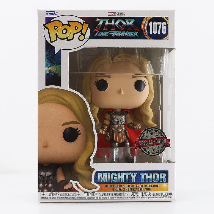 POP! Thor Love and Thunder: Mighty Thor Without Helmet (Marvel) Special Edition (Metallic)