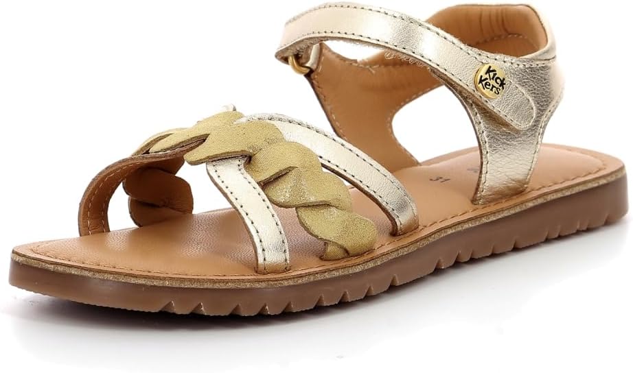 Kickers Mädchen Betty Sandale 25 EU Gold, 25 EU Gold