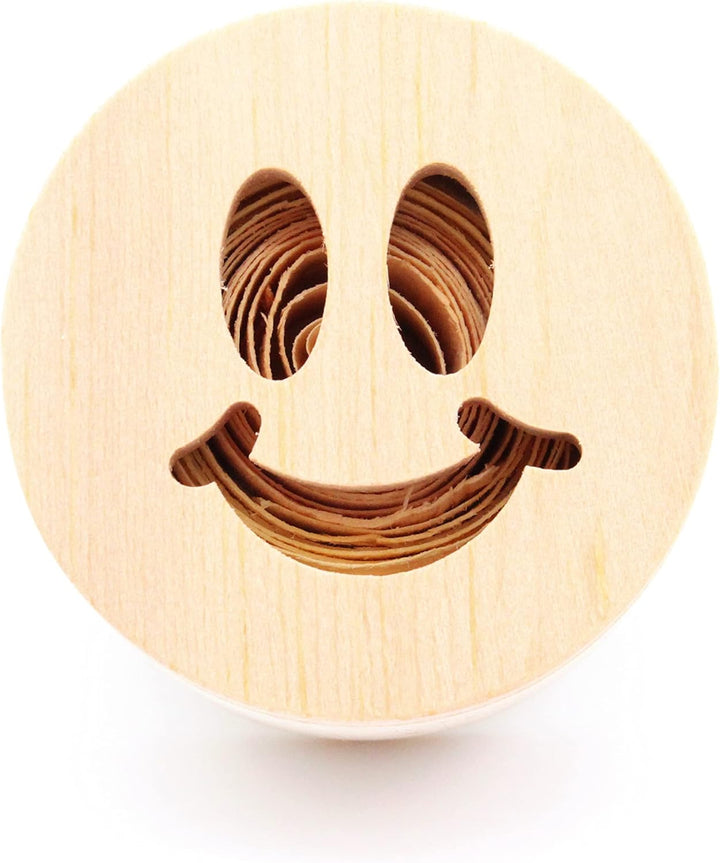 Natürlicher Autoduft, Auto Lufterfrischer Smiley Smile, aus ZirbenHolz