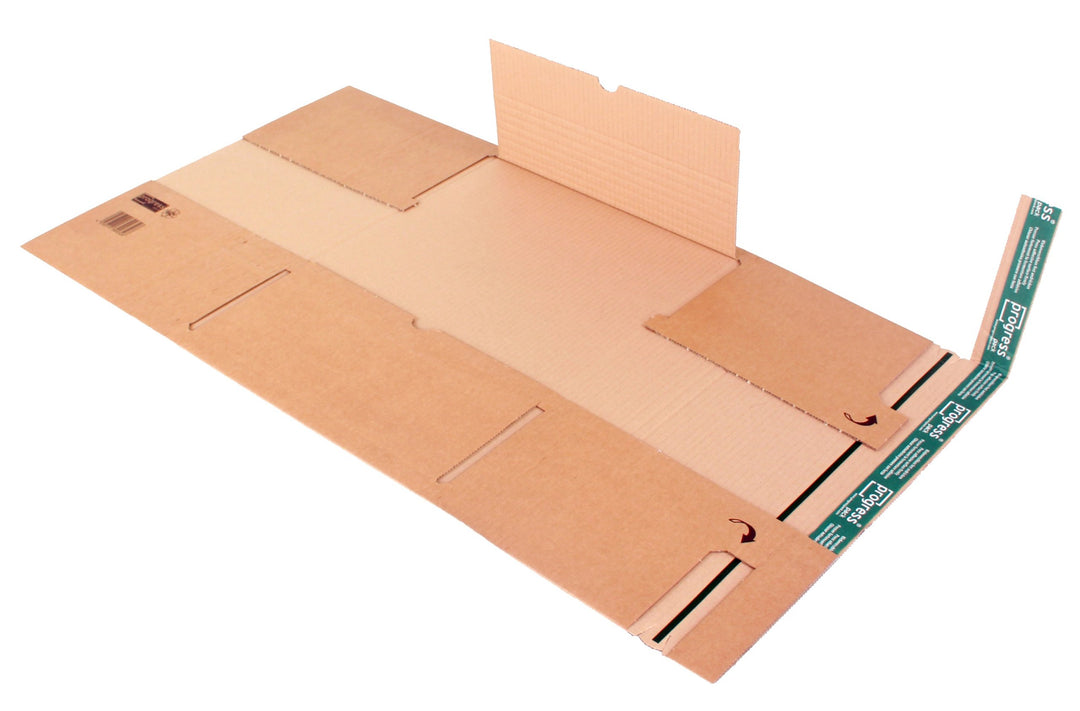 progressPACK Universal-Versandverpackung Premium PP B03.08 aus doppelter Wellpappe, 320 x 320 x bis