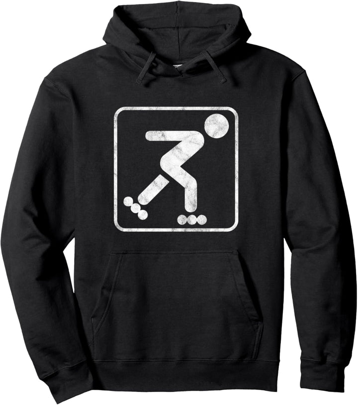 Inliner Rollschuhe Skater Sk8 Inline Sport Skaten Pullover Hoodie