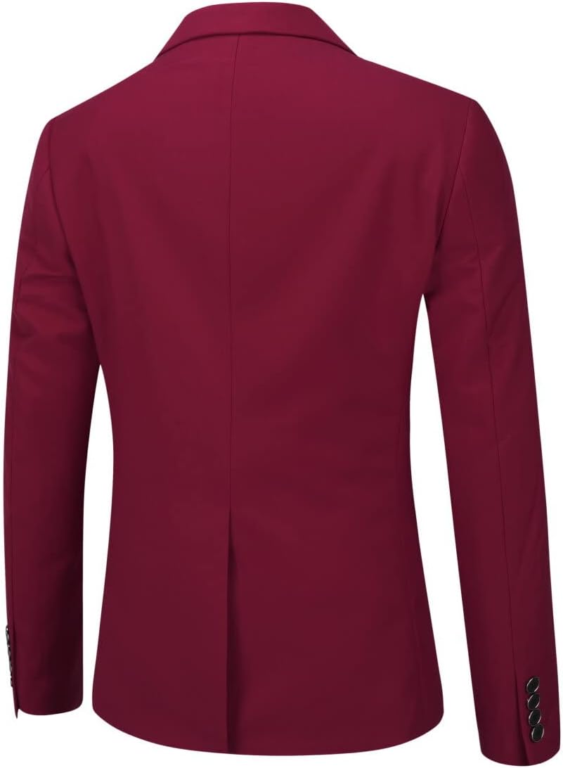 YOUTHUP Anzug Herren 3 Teilig Anzüge Slim Fit 2-Knopf Herrenanzug Modern Formell Sakko Weste Hose fü