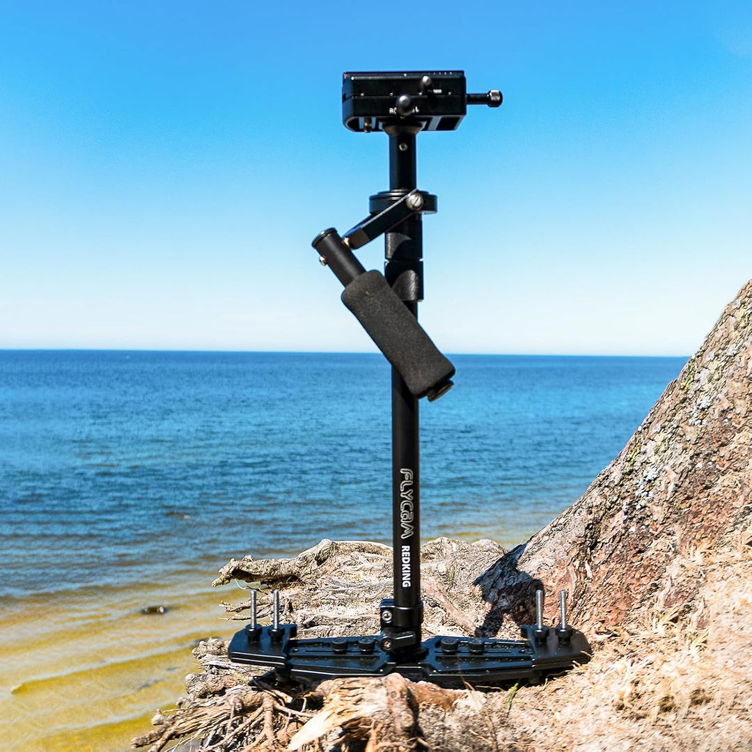 FLYCAM Redking Quick Balancing Videokamera-Stabilisator mit Dovetail schnelle freigeben | Aluminium
