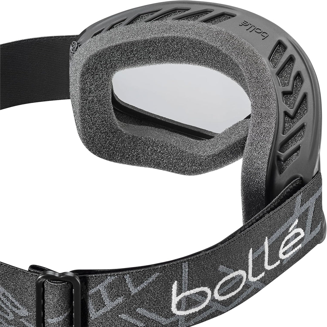 Bollé - FREEZE & PLUS Skibrillen Schwarz matt optimale Sicht, beschlagfreier, kratzfester Schutz, Do