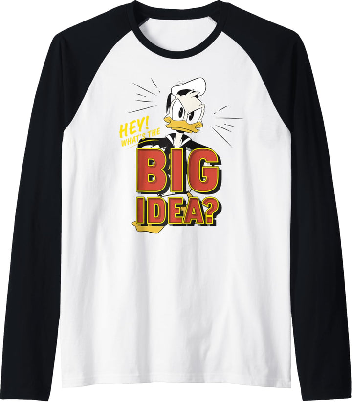 Disney DuckTales Donald Hey What's The Big Idea Raglan
