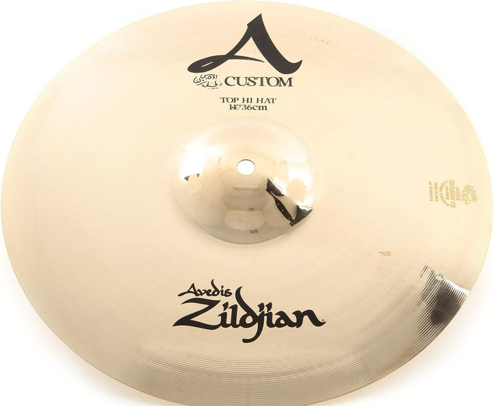Zildjian A Custom Series Cymbal Box Set - 14" Hi-Hats, 16"/18" Crash, 20" Medium Ride A Custom 4 Pac