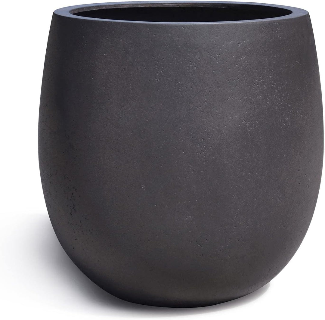 ESCHBACH® Pflanzkübel HIGH Balloon 30 Espresso Anthrazit Rund * 30 x 30 x 30 cm * 10 Jahre Garantie